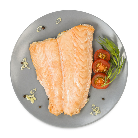 Стейк лосося запеченный в фольге