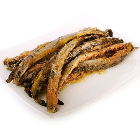 Минога жареная в маринаде