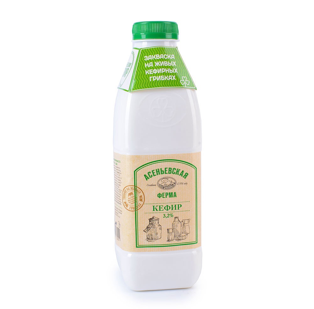 Кефир Асеньевская ферма 3,2% 0,9 л