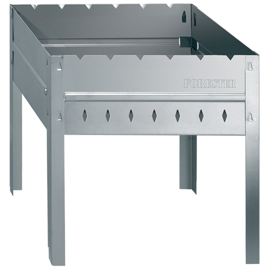 Мангал Forester Mobile с разборным дном и рёбрами жесткости 40х30х40см