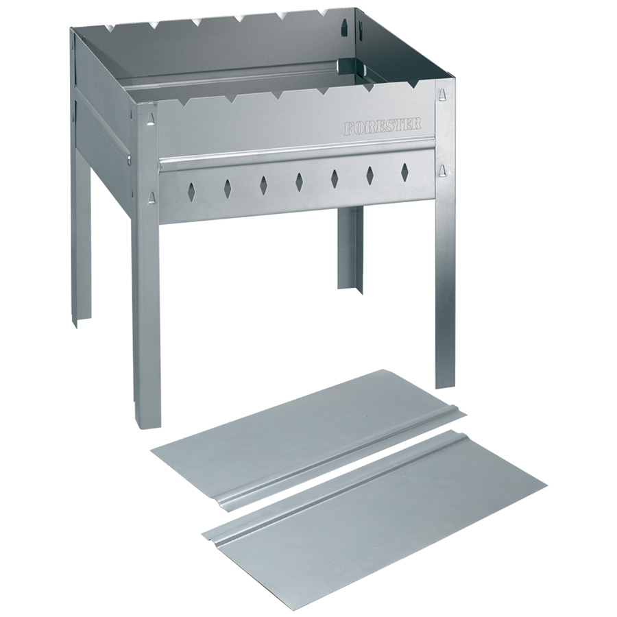 Мангал Forester Mobile с разборным дном и рёбрами жесткости 40х30х40см