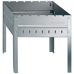 Мангал Forester Mobile с разборным дном и рёбрами жесткости 40х30х40см